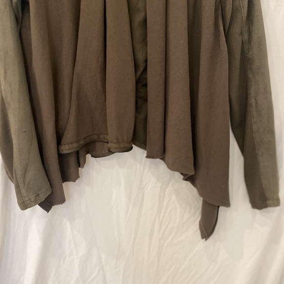 BlankNYC Drape Waterfall Moto Jacket. Sz: XS - Picture 4 of 6